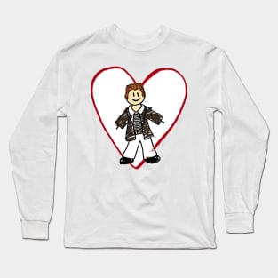 Rick Front and Back Design Long Sleeve T-Shirt